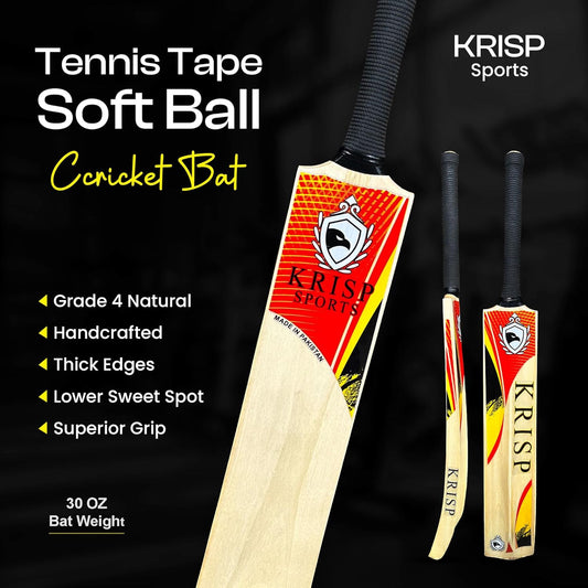 Kashmir Willow Cricket Bat (Tennis & Tape Ball)