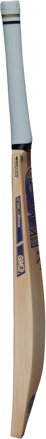 GM Brava 606 English Willow Cricket Bat, Adult Size - Short Handle, Fully Knocked and Ready to Play with Toe Guard and Face Sheet