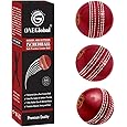 Select Leather Cricket Ball | 100% Handcrafted, 156g - 5.5oz, 4-Piece Construction | Ideal for T20, Net Practice, Training etc.