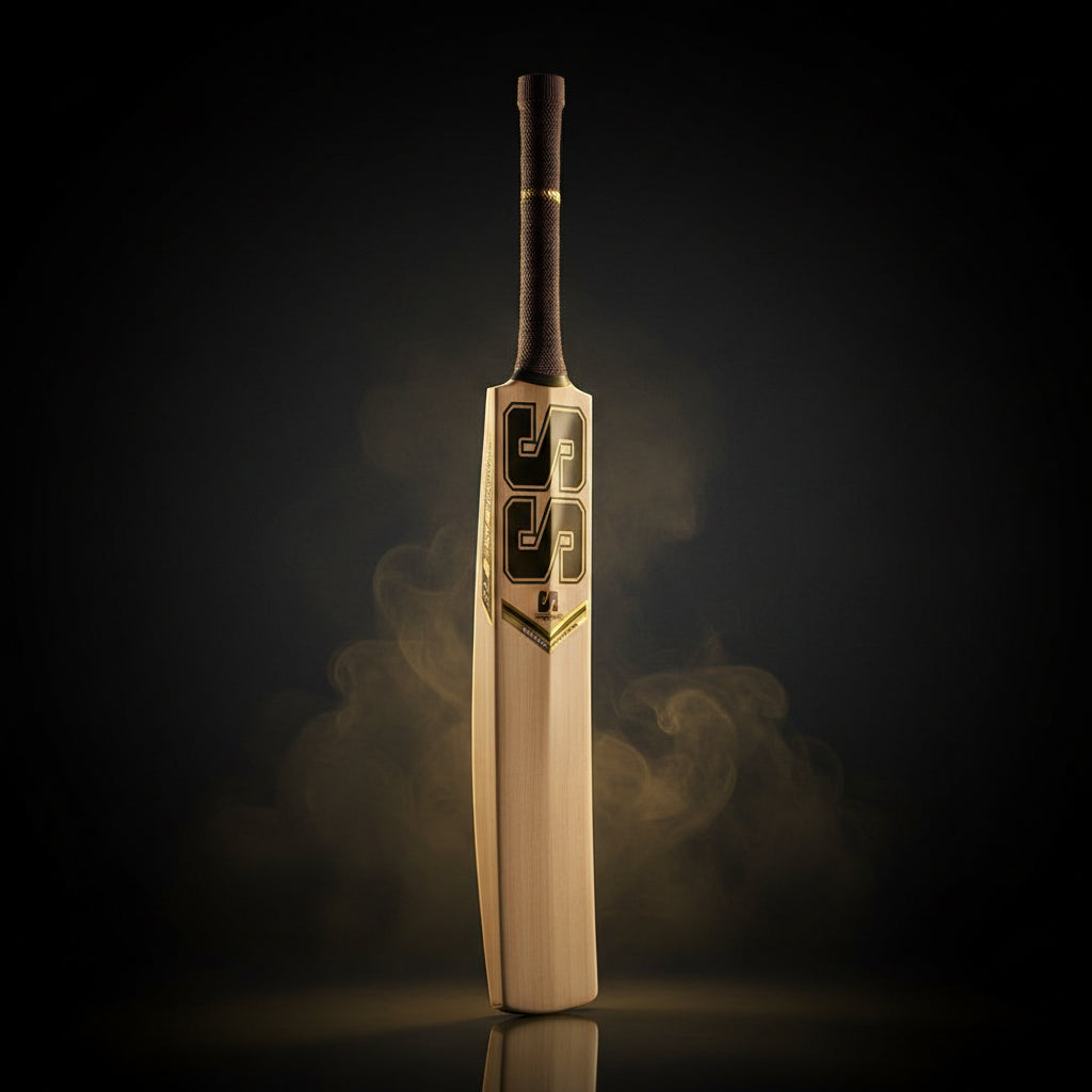 SS Tiger Strike 18 English Willow Premium Cricket bat, Adult Size- Short Handle, Includes Bat Cover, Toe Guard and face Sheet | Ready to Play