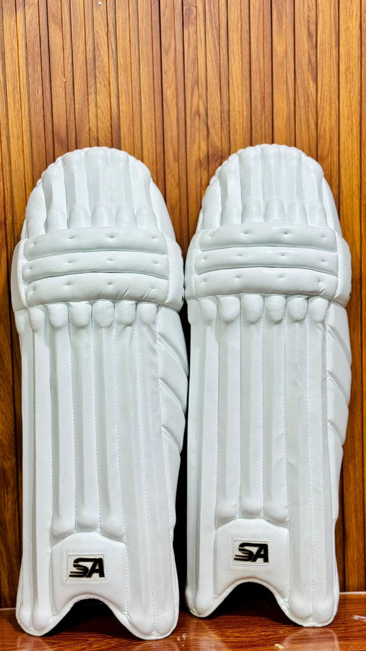 SA Test Edition Leg Guards – Classic White