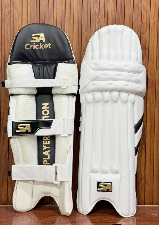 SA Player Edition Leg Guards – Pristine White