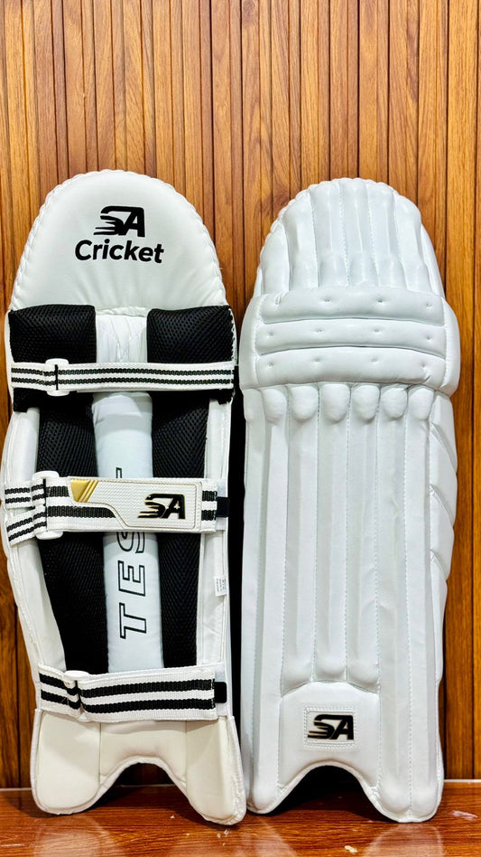 SA Test Edition Leg Guards – Classic White