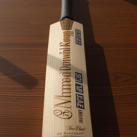 Custom Engraved English Willow Cricket Bat: Personalized Gift