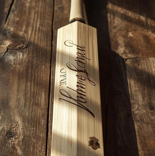 Custom Engraved English Willow Cricket Bat: Personalized Gift