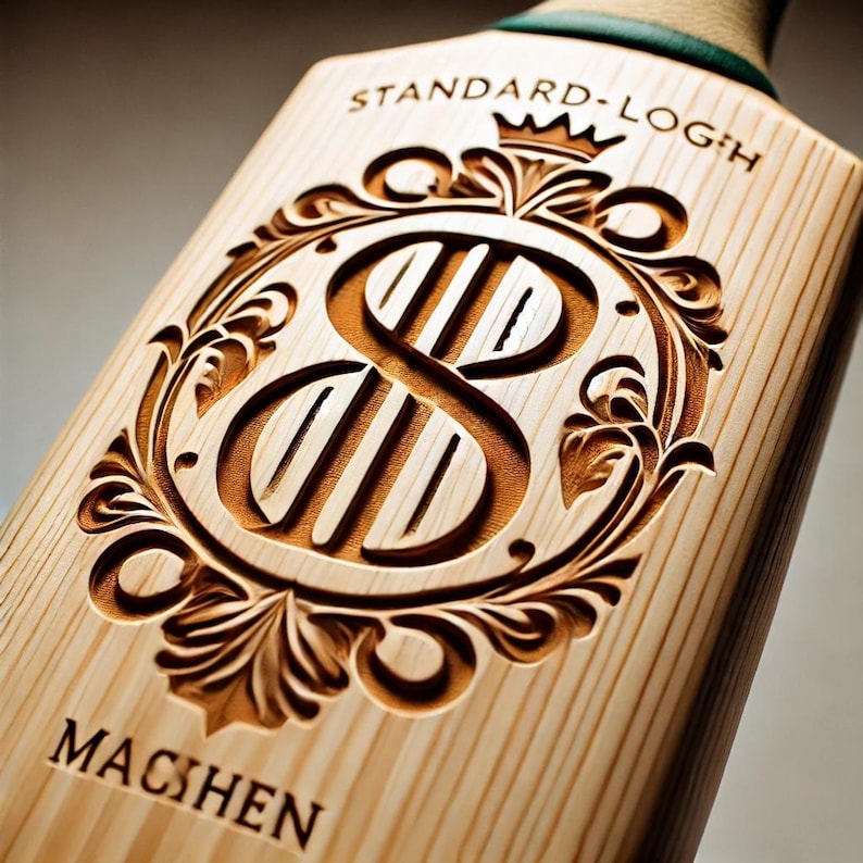 Custom Engraved English Willow Cricket Bat: Personalized Gift